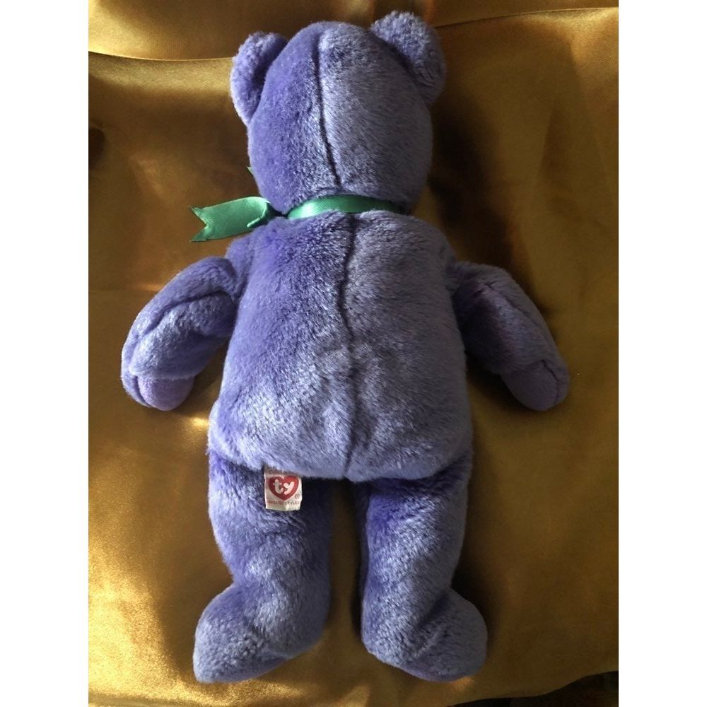 Ty purple Beanie‎ Baby Bear 2000 - Picture 5 of 7